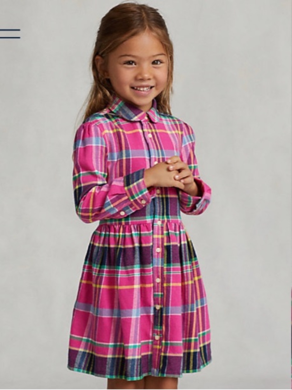 Ralph Lauren Plaid Twill Shirtdress - Picture 3 of 11